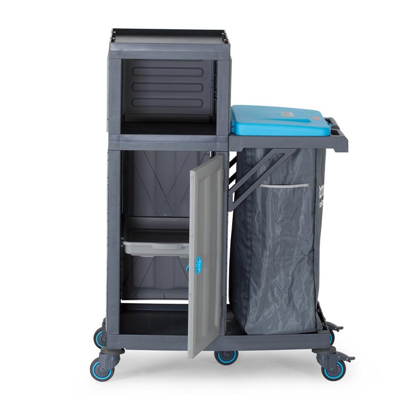 Fantom Procart 320 Dolaplı Temizlik Arabası, Çöp Bölmeli — Fantom — Görsel 3