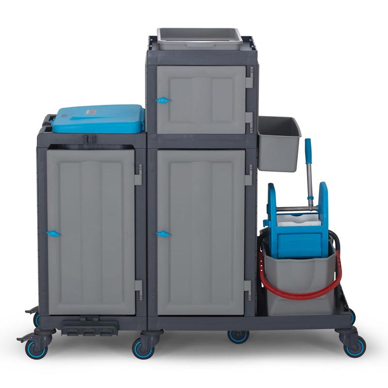 Fantom Procart 322 Dolaplı Pres Kovalı Temizlik Arabası, Çekmeceli — Fantom