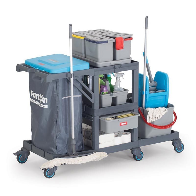 Fantom Procart 331 Pres Kovalı Temizlik Arabası, Çekmeceli — Fantom — Görsel 2