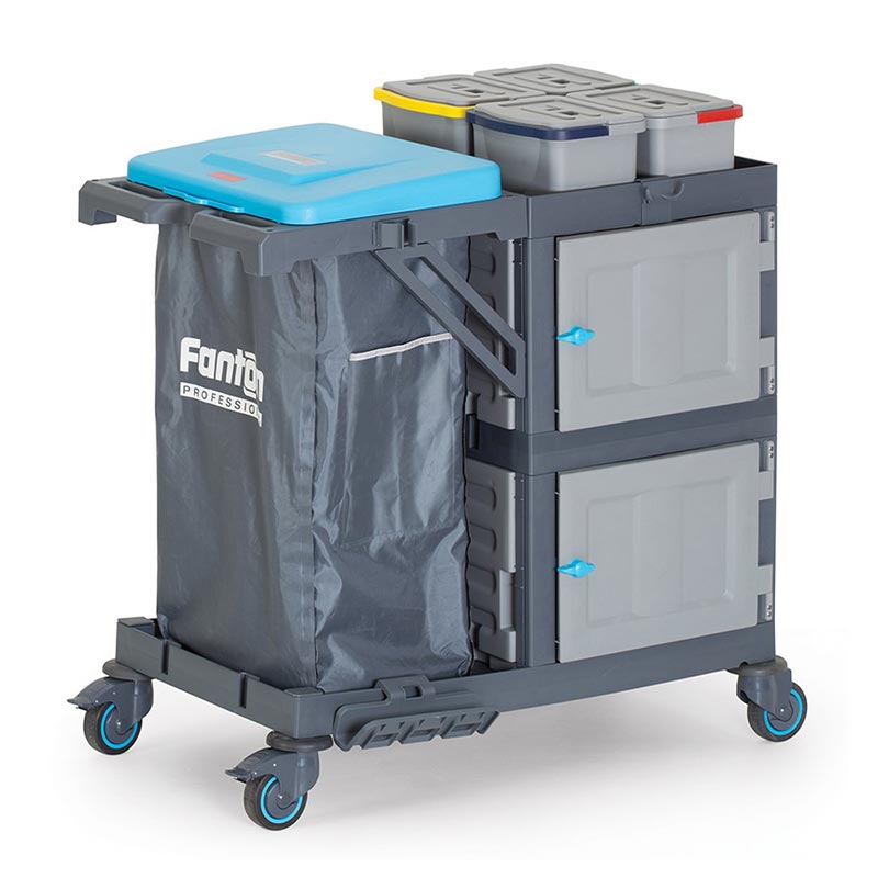 Fantom Procart 3332 Dolaplı Temizlik Arabası, Çöp Bölmeli — Fantom — Görsel 3