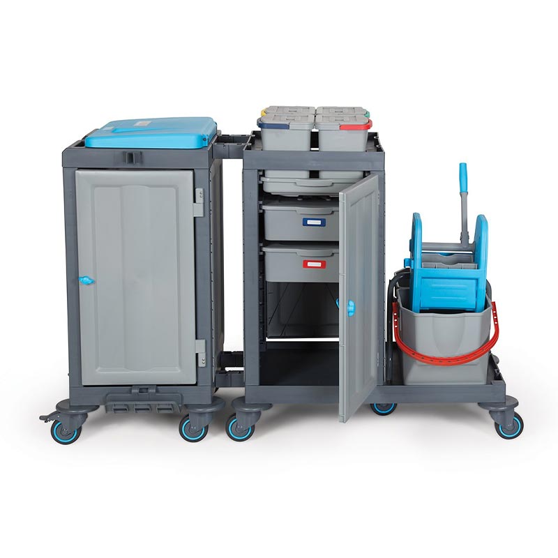 Fantom Procart 3347SP Çekmeceli Temizlik Arabası, Kova Takımlı — Fantom — Görsel 2