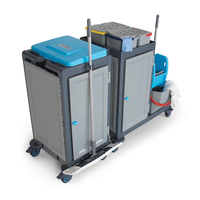 Fantom Procart 3347SP Çekmeceli Temizlik Arabası, Kova Takımlı — Fantom — Görsel 4