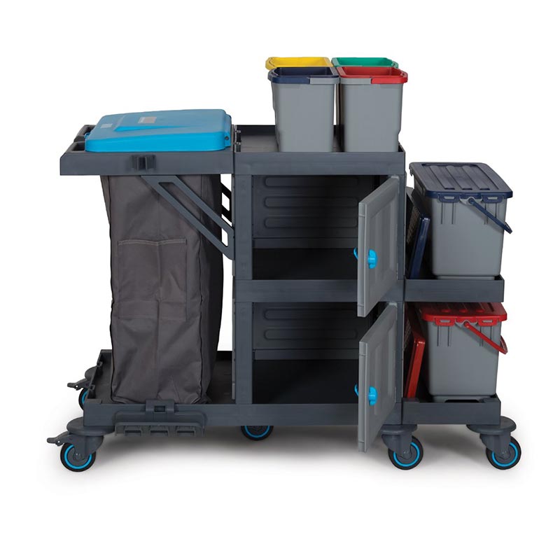 Fantom Procart 338 Kova Takımlı Temizlik Arabası, Çöp Bölmeli — Fantom