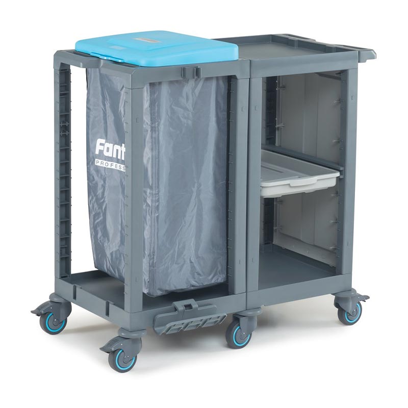 Fantom Procart 350 Temizlik Arabası, Aksesuar Takımlı — Fantom — Görsel 2