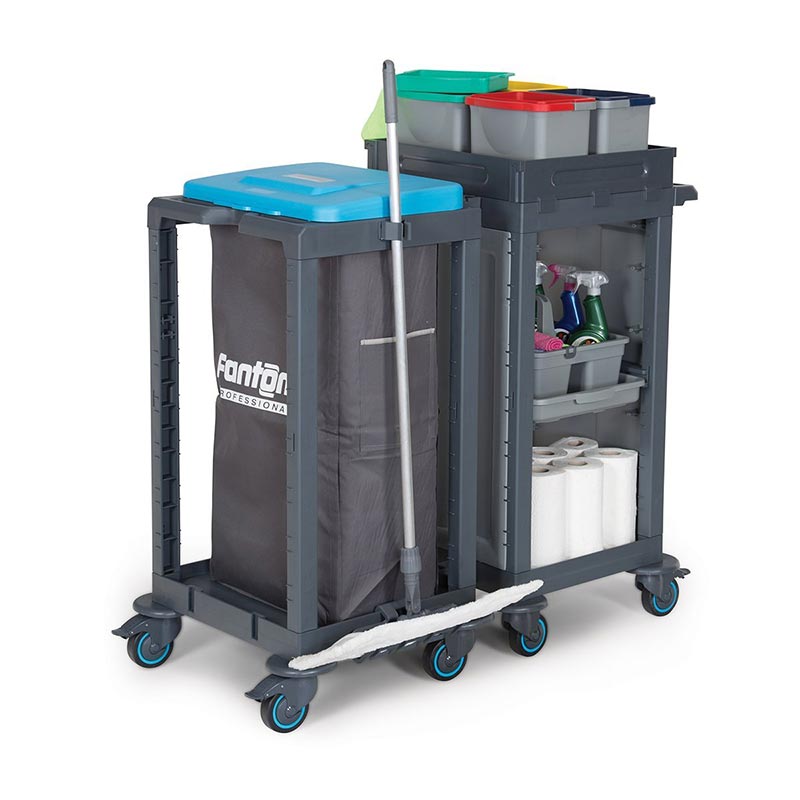 Fantom Procart 350SP Temizlik Arabası, Aksesuar Takımlı — Fantom — Görsel 3