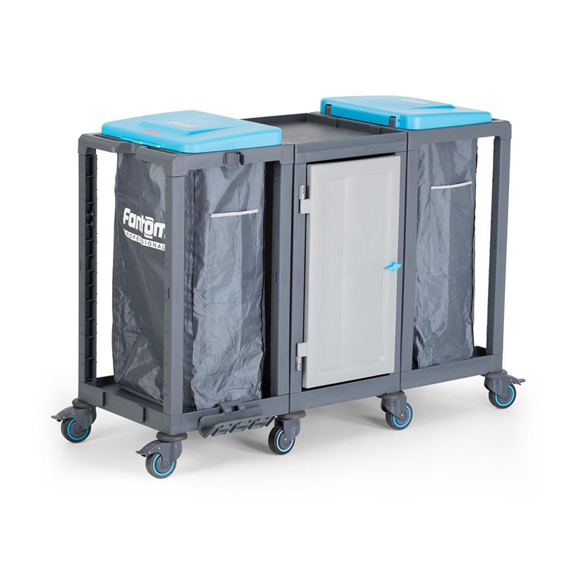 Fantom Procart 353 Dolaplı Temizlik Arabası, Aksesuar Takımlı — Fantom — Görsel 2