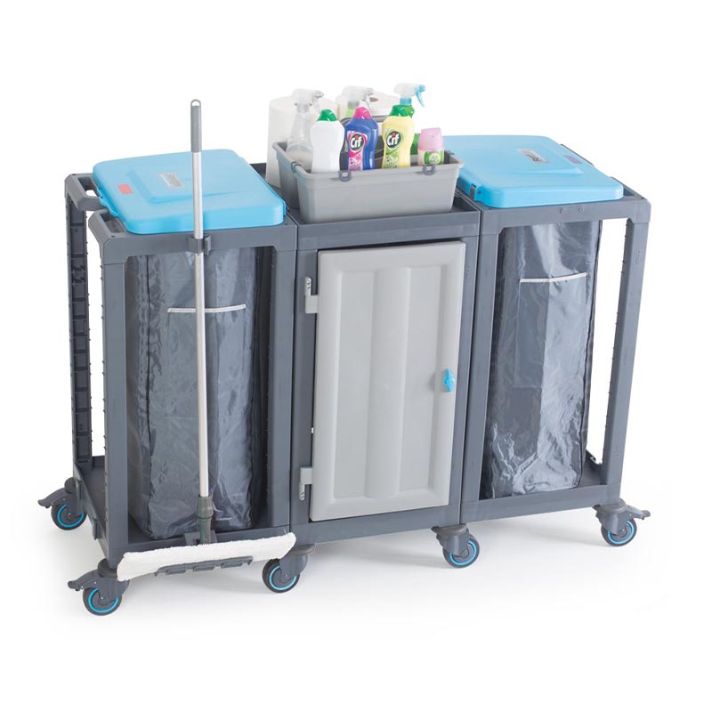 Fantom Procart 353 Dolaplı Temizlik Arabası, Aksesuar Takımlı — Fantom — Görsel 3