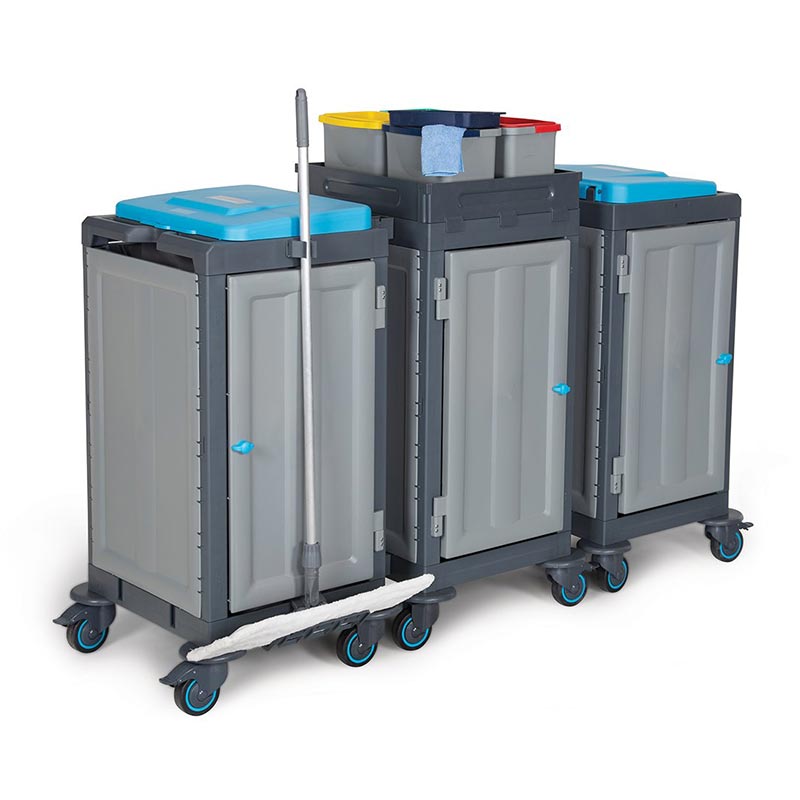 Fantom Procart 354SP 3 Dolaplı Temizlik Arabası, Aksesuar Takımlı — Fantom — Görsel 3