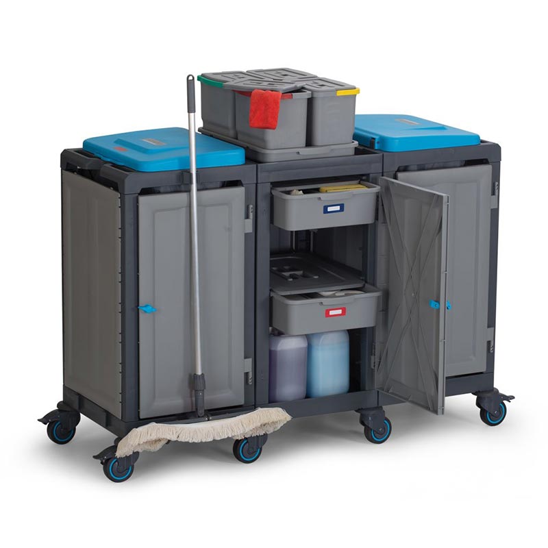 Fantom Procart 356 Çekmeceli Temizlik Arabası, Aksesuar Takımlı — Fantom — Görsel 3