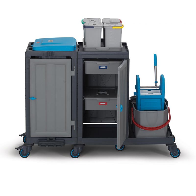 Fantom Procart 385 Dolaplı Temizlik Arabası, Pres Kovalı — Fantom — Görsel 2