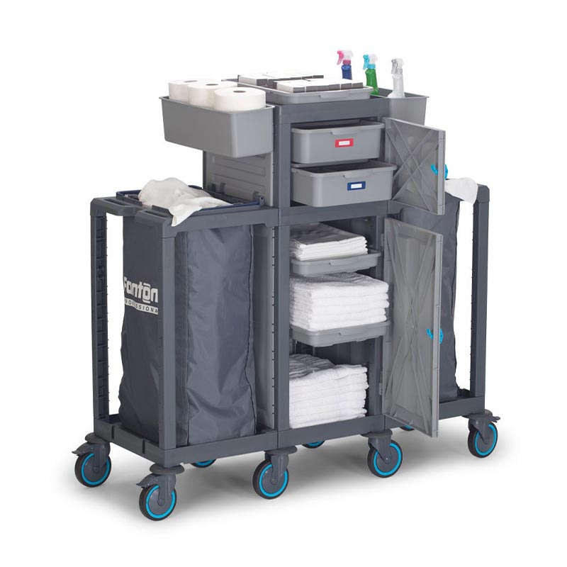 Fantom Procart 415 Çekmeceli Kat Arabası, 2 Çöp Bölmeli — Fantom — Görsel 4