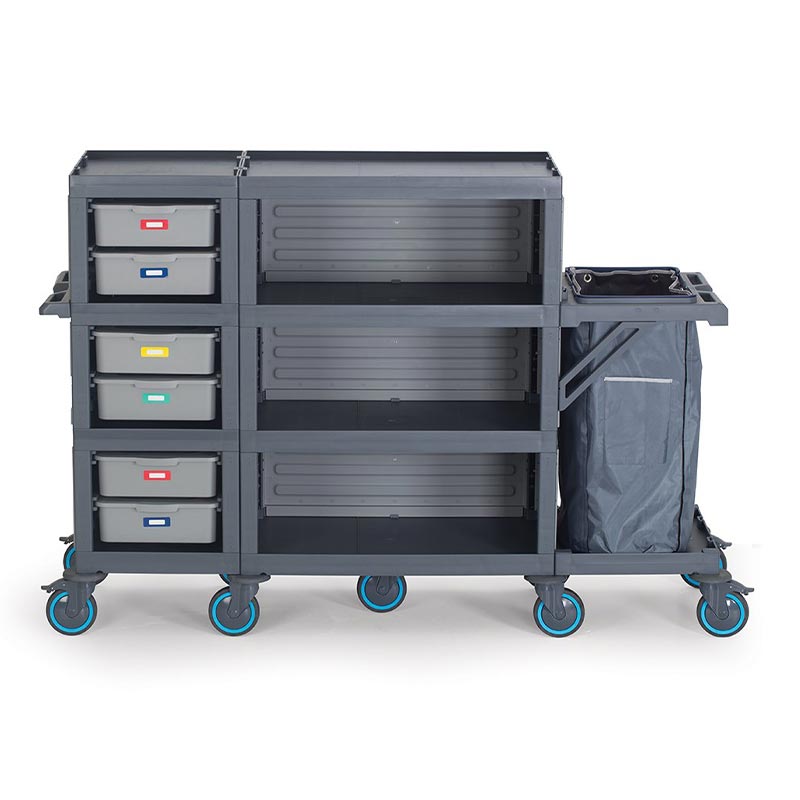 Fantom Procart 436 Çekmeceli Kat Arabası, Çöp Bölmeli — Fantom