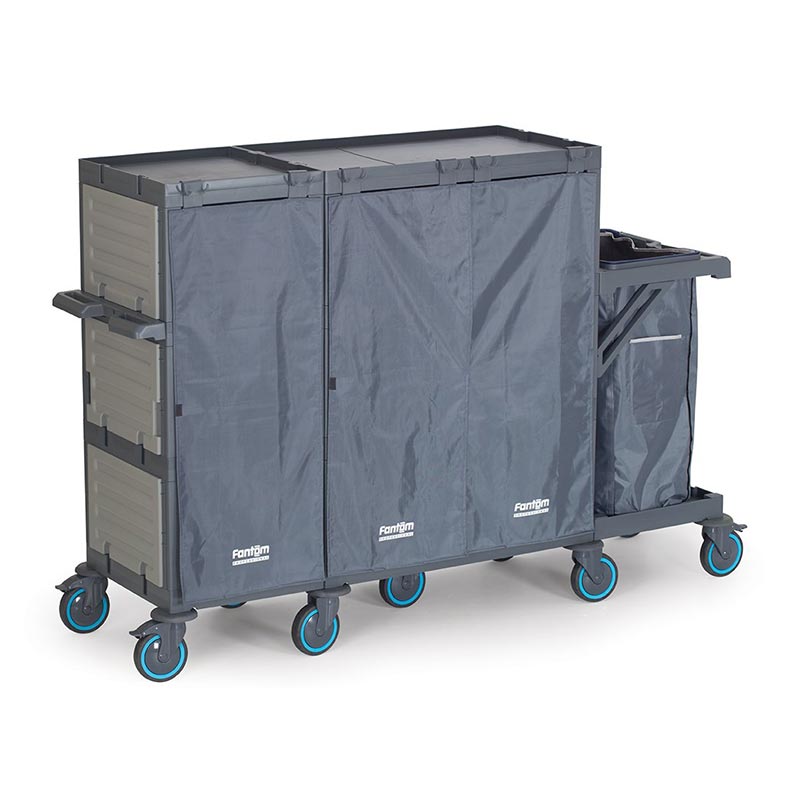 Fantom Procart 437 Çekmeceli Brandalı Kat Arabası, Çöp Bölmeli — Fantom — Görsel 4