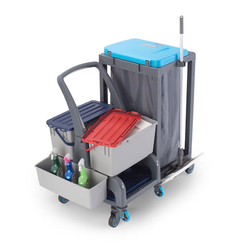 Fantom Procart 73002 Aksesuar Takımlı Temizlik Arabası, Çöp Bölmeli — Fantom — Görsel 3