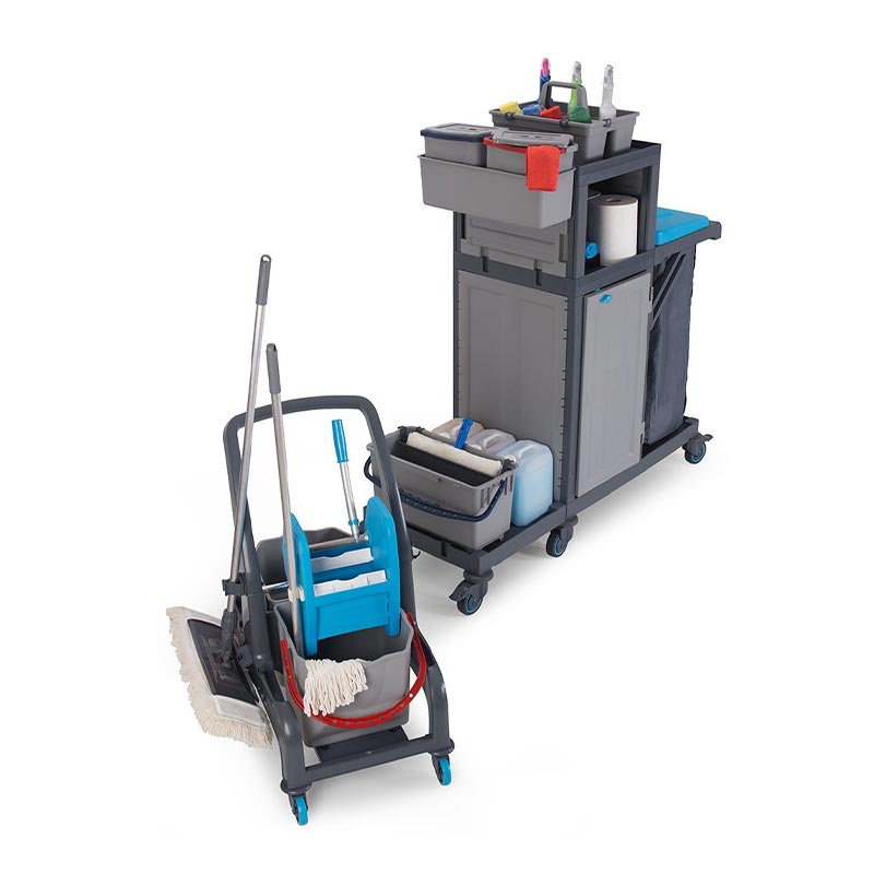 Fantom Procart 73201 Dolaplı Ayrılabilir Temizlik Arabası, Çöp Bölmeli — Fantom — Görsel 2