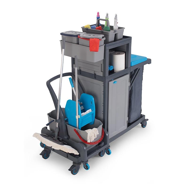 Fantom Procart 73201 Dolaplı Ayrılabilir Temizlik Arabası, Çöp Bölmeli — Fantom — Görsel 3