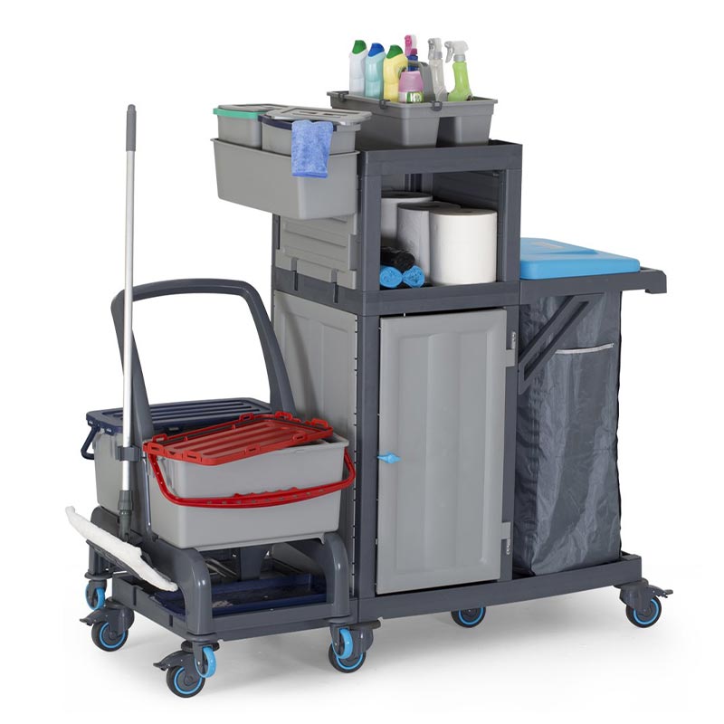 Fantom Procart 73202 Dolaplı Temizlik Arabası, Çöp Bölmeli — Fantom — Görsel 3