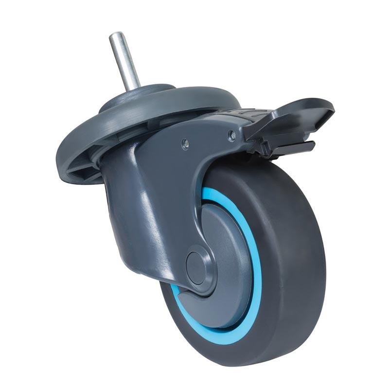 Fantom Procart TPF 512T Frenli ve Tamponlu Plastik Tekerlek Takımı, 100 mm — Fantom — Görsel 3