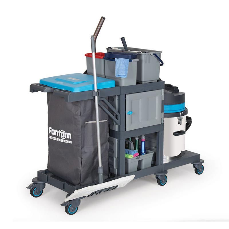 Fantom Procart Vac 901 Kombine Temizlik Arabası, 62x143x98 cm — Fantom — Görsel 3