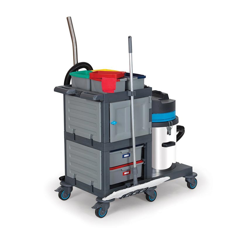 Fantom Procart Vac 902 Kombine Temizlik Arabası, 62x100x108 cm — Fantom — Görsel 2