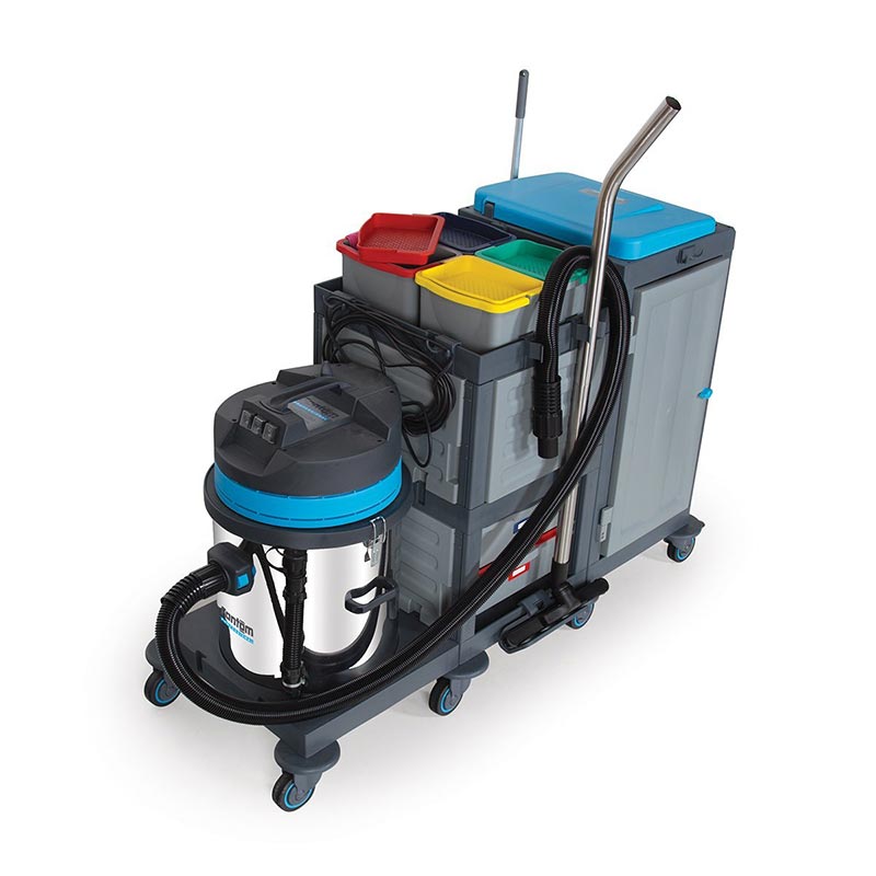 Fantom Procart Vac 903 Kombine Temizlik Arabası, 62x144x108 cm — Fantom — Görsel 4