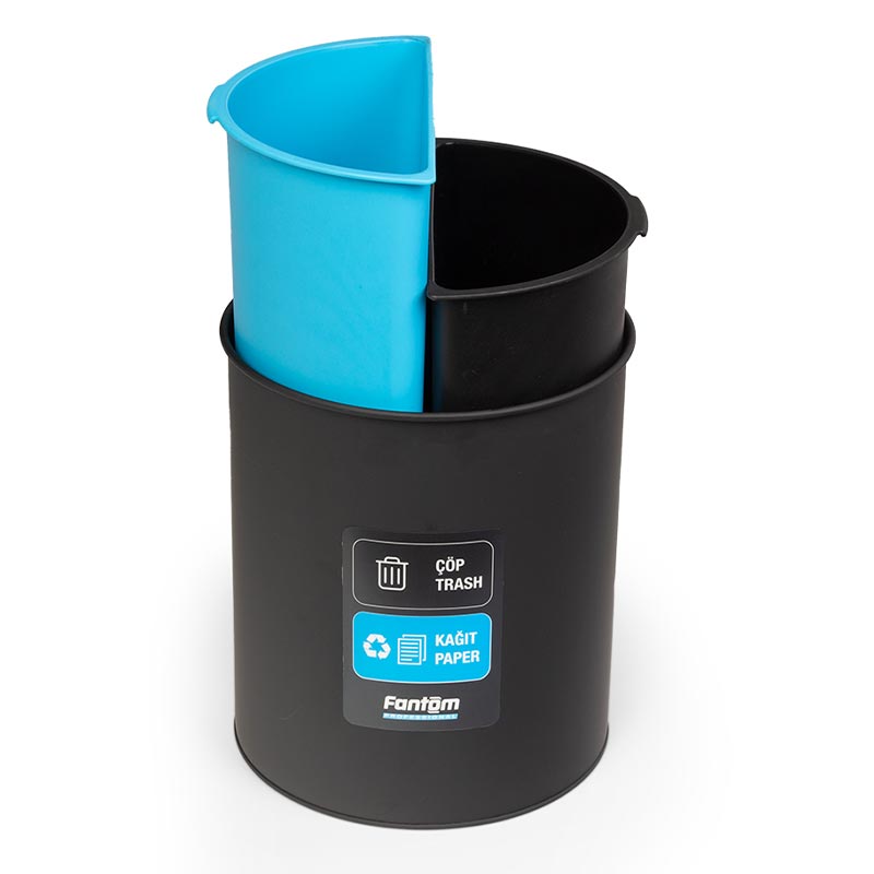 Fantom Roomcycle 20 Çöp Kağıt Atık Kovası, 2x6 L — Fantom — Görsel 2