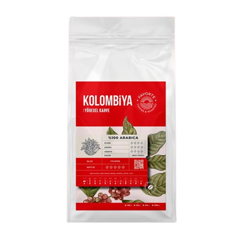 Favorte Kolombiya Yöresel Filtre Kahve, 200 gr — Favorte
