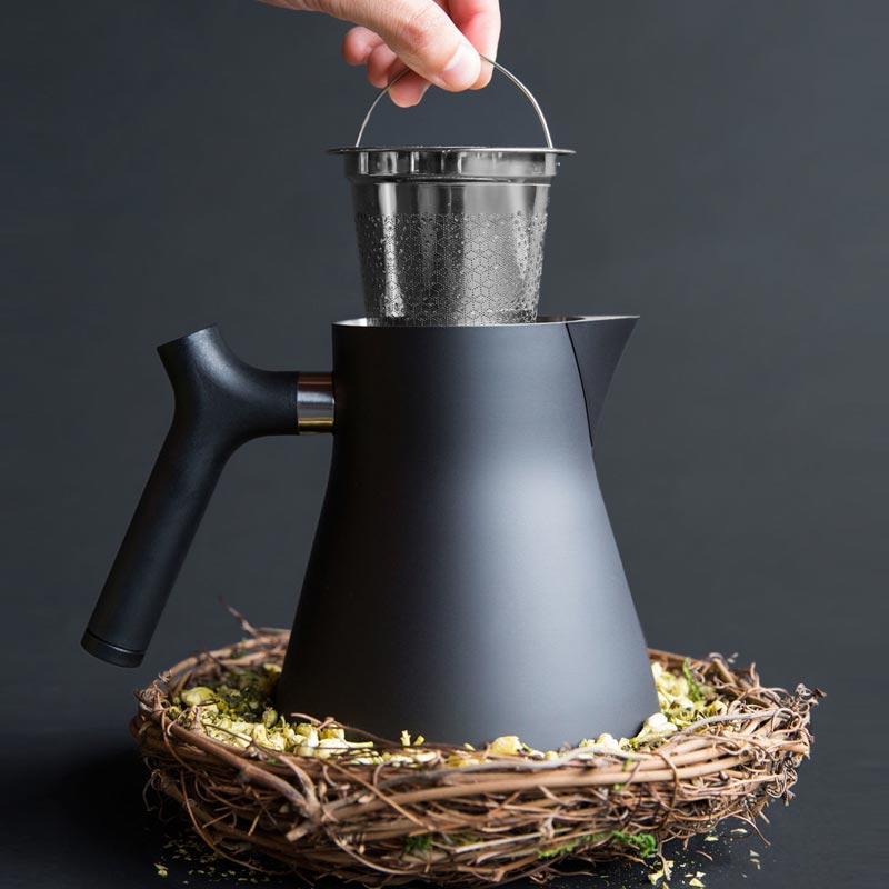 FellowProducts Raven Tea Kettle Çay Demleme ve Servis Cihazı, Isı Göstergeli — FellowProducts — Görsel 4