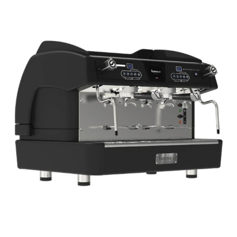 Fiamma Compass 2 Multiboiler Tall Cup Espresso Kahve Makinesi, 2 Gruplu, Siyah — Fiamma — Görsel 2