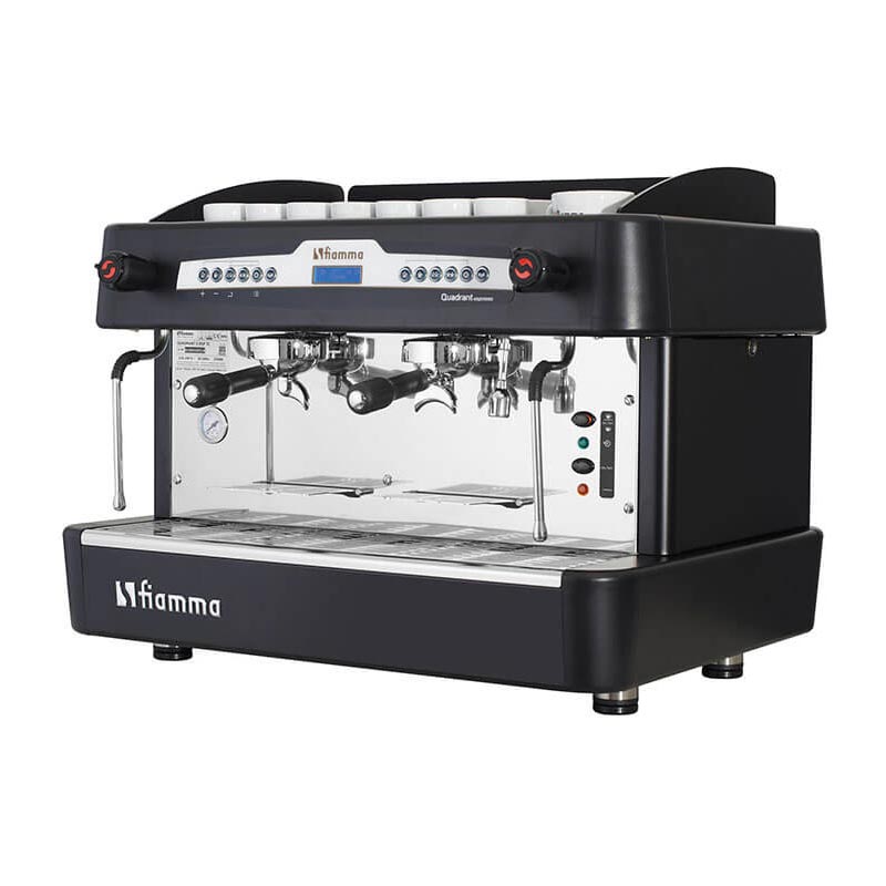 Fiamma Quadrant 2 DSP TC Espresso Kahve Makinesi, 2 Gruplu, Siyah — Fiamma — Görsel 2