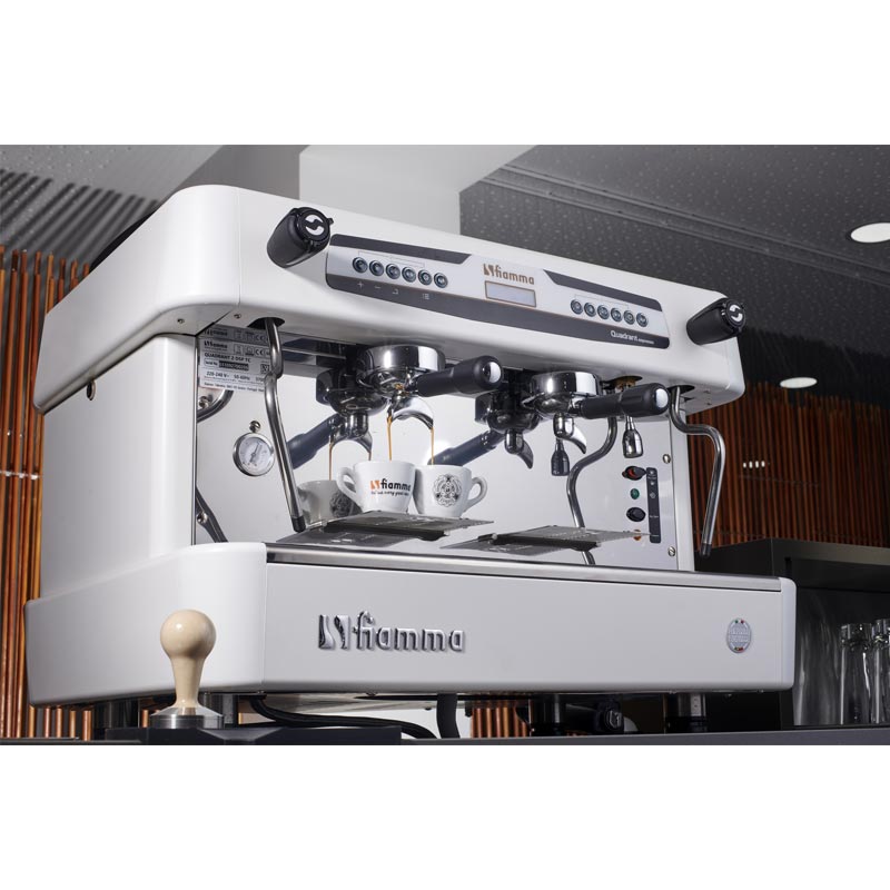 Fiamma Quadrant 2 DSP TC Espresso Kahve Makinesi, 2 Gruplu, Beyaz — Fiamma — Görsel 3