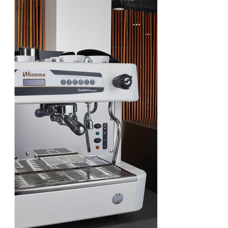 Fiamma Quadrant 2 DSP TC Espresso Kahve Makinesi, 2 Gruplu, Beyaz — Fiamma — Görsel 4
