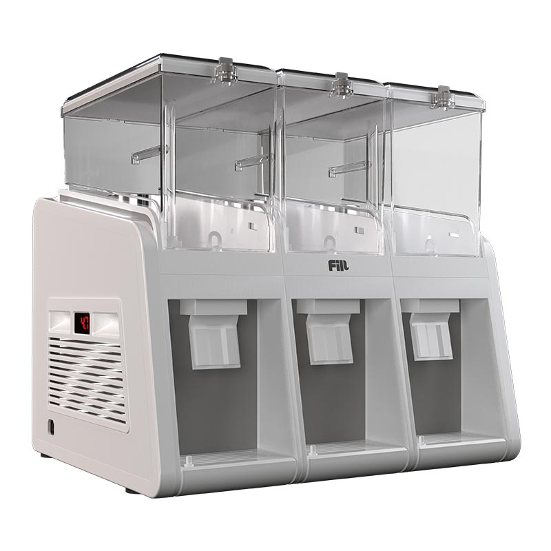 Fill Classic C3-G1 Fıskiyeli Soğuk İçecek Dispenseri, 3x19 L, Beyaz Gri — Fill