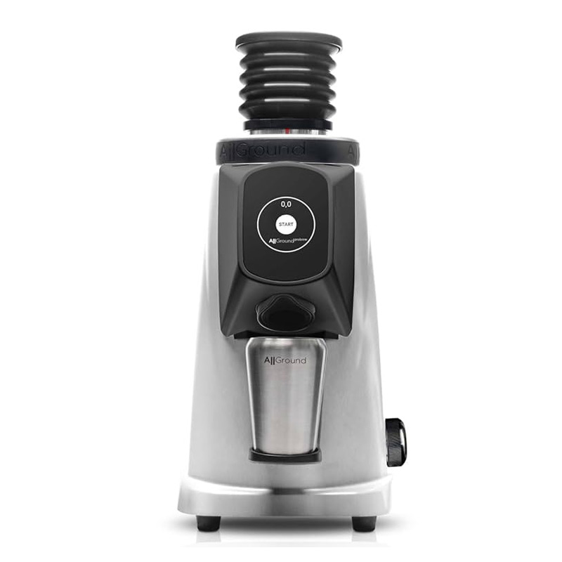 Fiorenzato AllGround Kahve Değirmeni, Bright Silver & Deep Black — Fiorenzato — Görsel 2