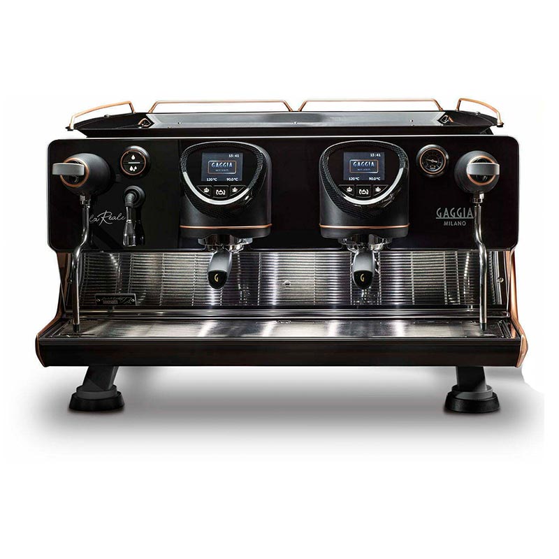 Gaggia La Reale Tall Cup Yarı Otomatik Espresso Kahve Makinesi, 2 Gruplu, Gri-Bakır — Gaggia Professional — Görsel 2