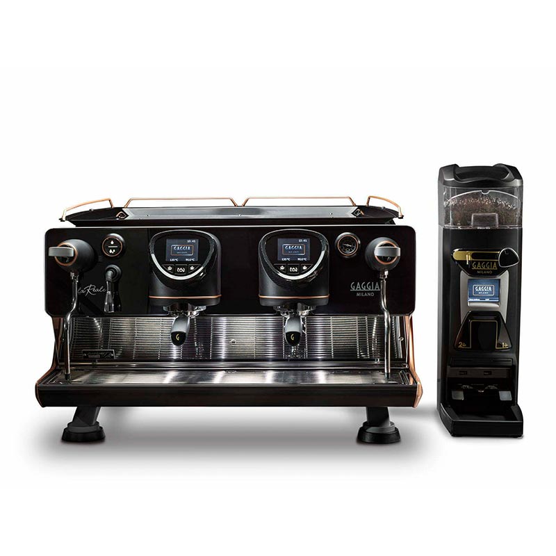 Gaggia La Reale Tall Cup Yarı Otomatik Espresso Kahve Makinesi, 2 Gruplu, Gri-Bakır — Gaggia Professional — Görsel 4