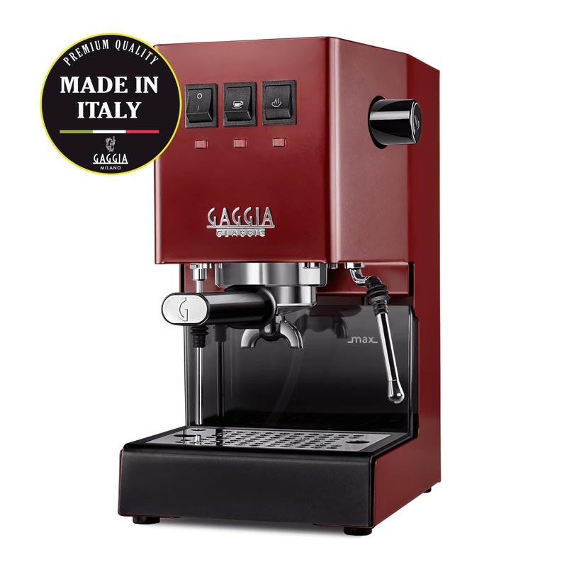 Gaggia RI9481/12 New Classic E24 Metal Espresso Makinesi, Kırmızı — Gaggia — Görsel 1