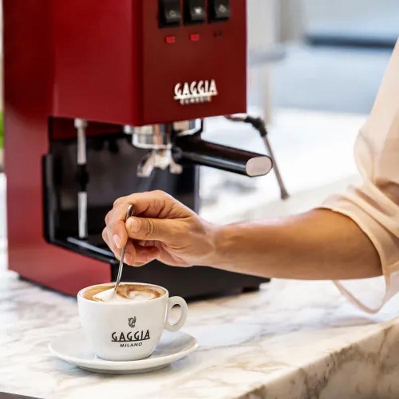 Gaggia RI9481/12 New Classic Evo 2023 Espresso Kahve Makinesi, Kırmızı — Gaggia — Görsel 4