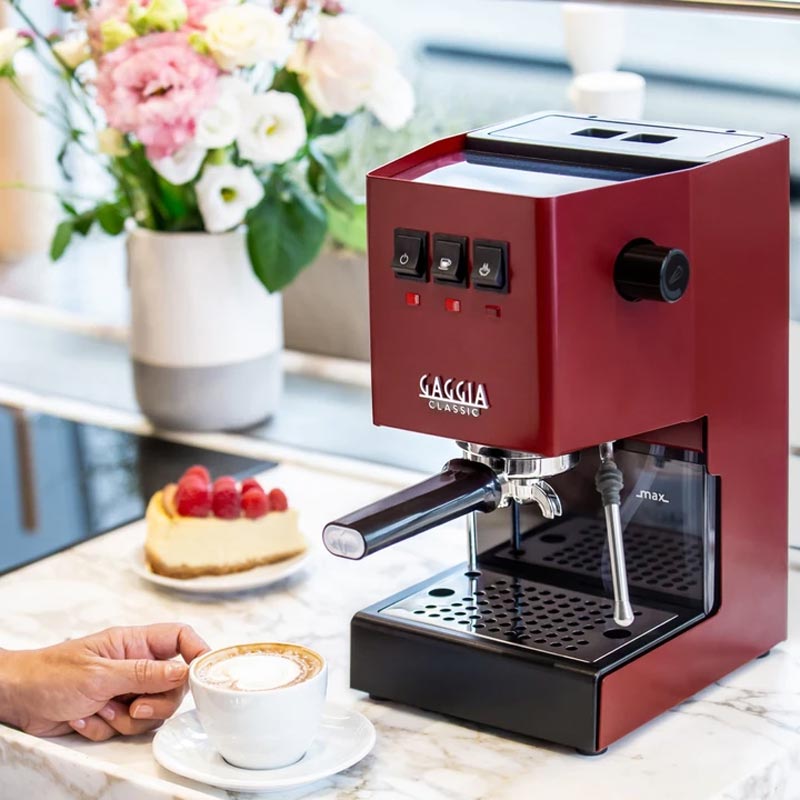 Gaggia RI9481/12 New Classic E24 Metal Espresso Makinesi, Kırmızı — Gaggia — Görsel 6