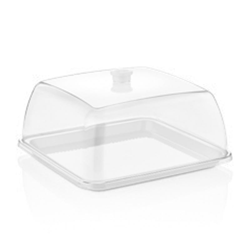 GastroPlast GFT-18/W Polikarbon Fanus Tepsisi, Beyaz — GastroPlast