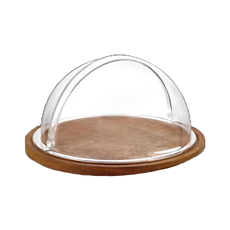 GastroPlast GFTM-IR-14 Yuvarlak İroko Fanus Tepsisi, 410 mm — GastroPlast