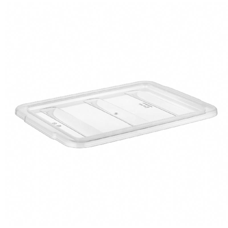 GastroPlast GKL-03 3 Bölmeli Kaşıklık Kapağı, Şeffaf — GastroPlast