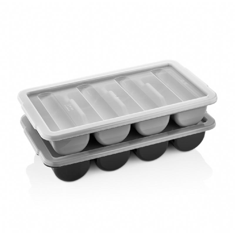 GastroPlast GKL-04 4 Bölmeli Kaşıklık Kapağı, Şeffaf — GastroPlast — Görsel 2