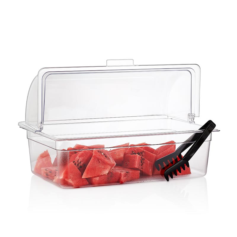 GastroPlast GN 1/1 Menteşeli Fanus, Şeffaf — GastroPlast — Görsel 2