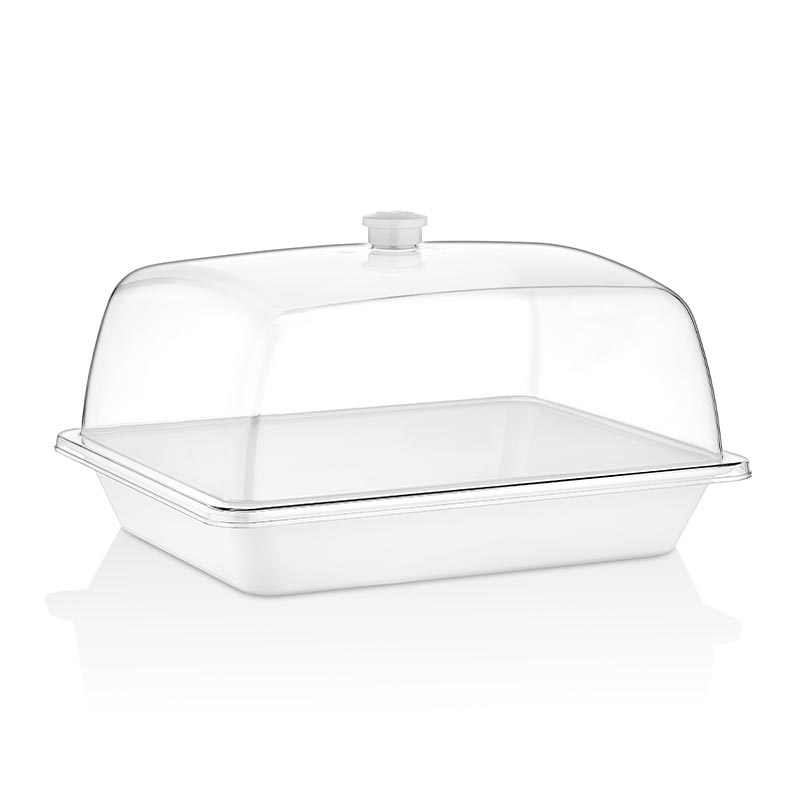 GastroPlast GN 1/2-50 mm Polikarbon Gastronorm Küvet, Beyaz — GastroPlast — Görsel 2