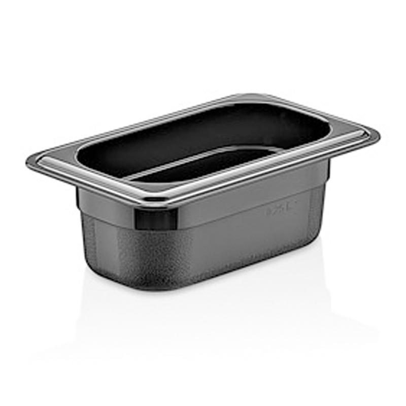 GastroPlast GN 1/4-100 mm Polikarbon Gastronorm Küvet, Siyah — GastroPlast