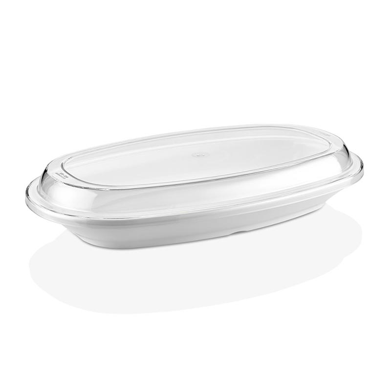 GastroPlast GPL-K34 Polikarbon Kayık Tabak Kapağı, 34 cm — GastroPlast