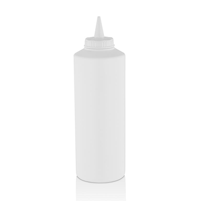 GastroPlast GPS-1000 Fişek Sosluk, 1000 ml, Beyaz — GastroPlast