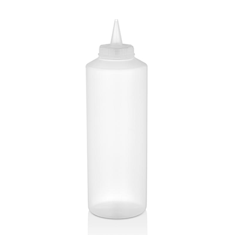 GastroPlast GPS-1000 Fişek Sosluk, 1000 ml, Şeffaf — GastroPlast
