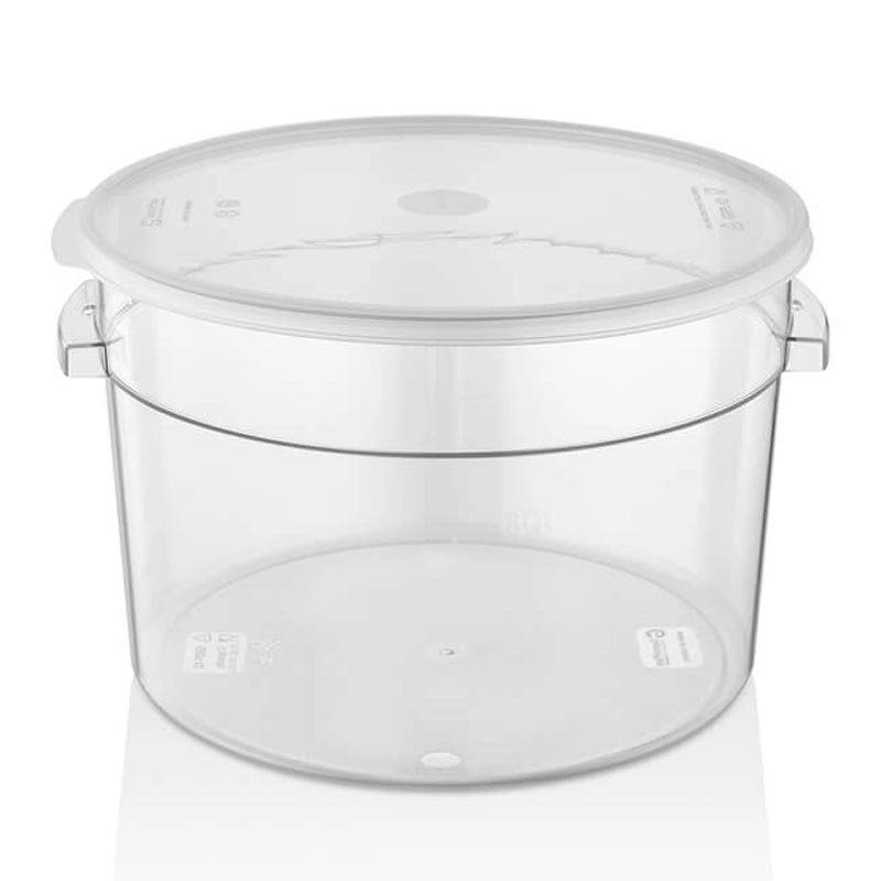 GastroPlast GRP-18 Polikarbon Yuvarlak Saklama Kabı, 17 L — GastroPlast